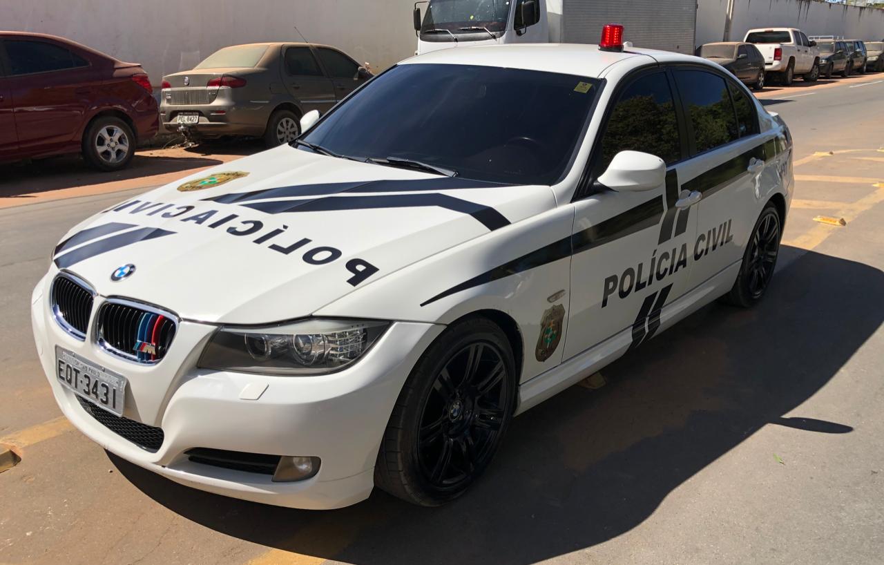 Carro de luxo apreendido em operação policial Civil é transformado em viatura em Juazeiro do Norte