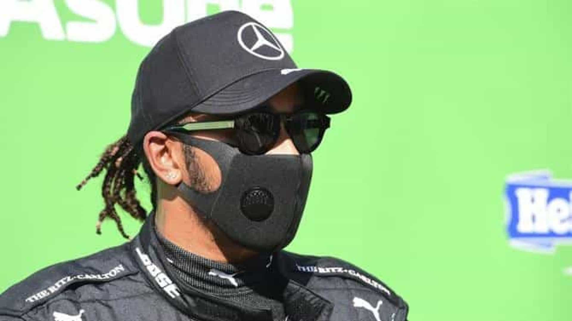 Hamilton assume erro por punição e se mostra satisfeito com o 7º lugar em Monza