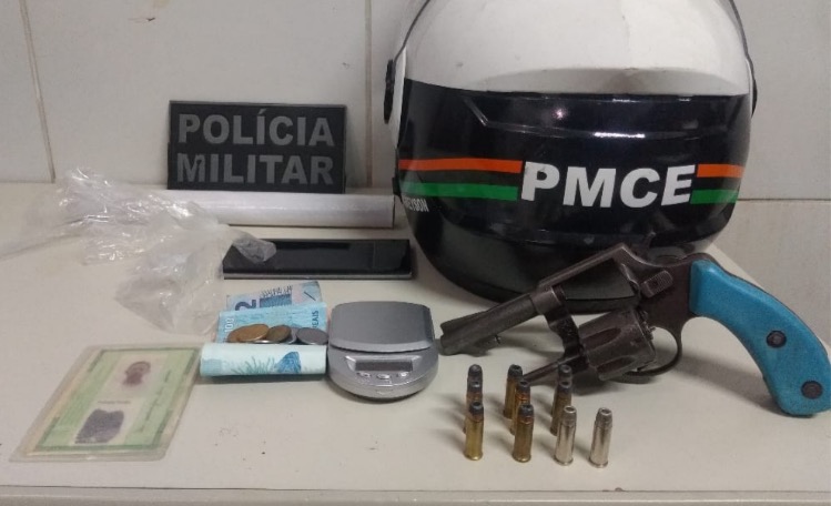 Mais uma arma de fogo apreendida e droga retirada de circulação em Juazeiro do Norte e Brejo Santo-CE