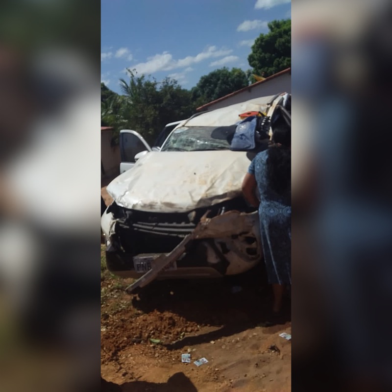 Médico Gilvan Landim sofre grave acidente de trânsito e é socorrido pelo samu