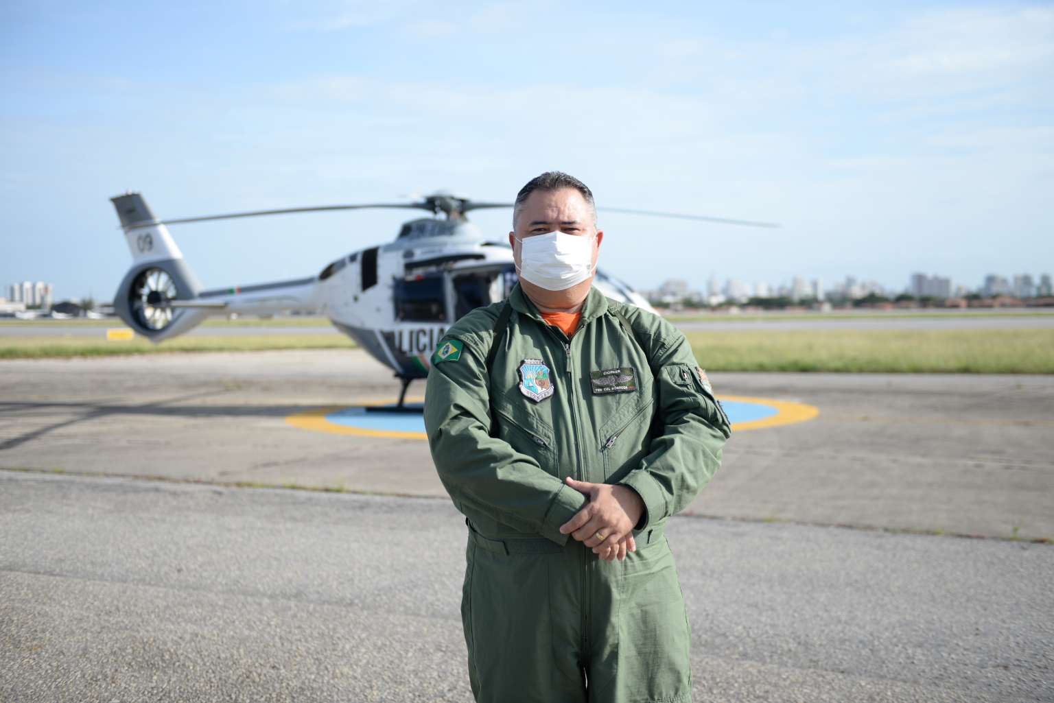 O orgulho de um piloto da Ciopaer na missão de transportar as vacinas para os cearenses