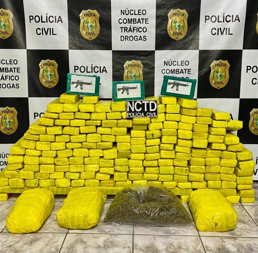 Polícia Civil apreende 157 kg de drogas em Jardim e prende paulista e alagoano