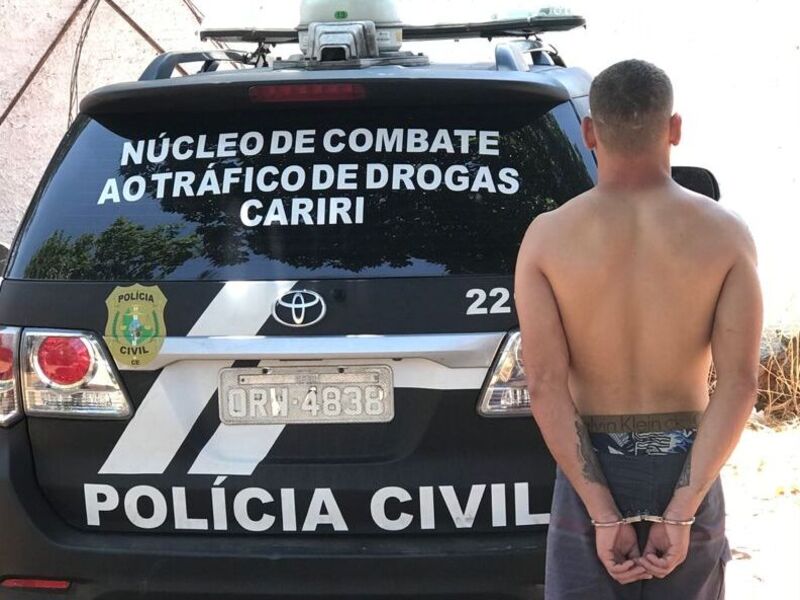 Acusado de praticar vários crimes é preso pela Polícia Civil em Juazeiro do Norte