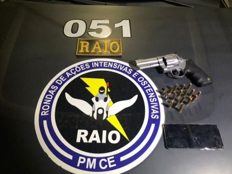 BPRAIO-Crato apreende 3 armas de fogo em menos de 12hrs