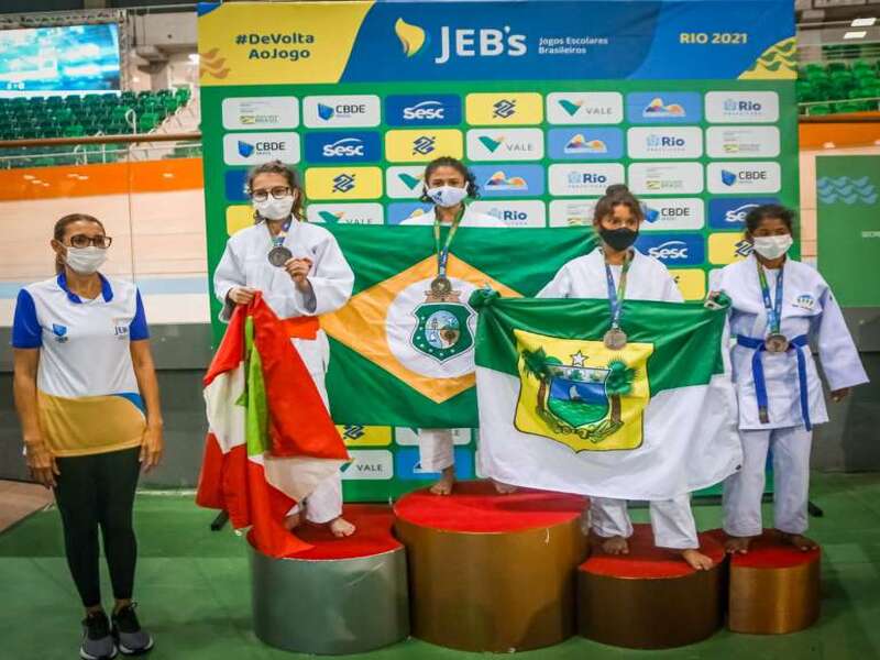 Estudantes-atletas do Ceará garantem ouro, prata e bronze no quinto dia de Jogos Escolares Brasileiros