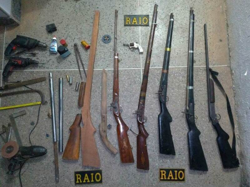 BPRAIO fecha fábrica clandestina de armas em Crato