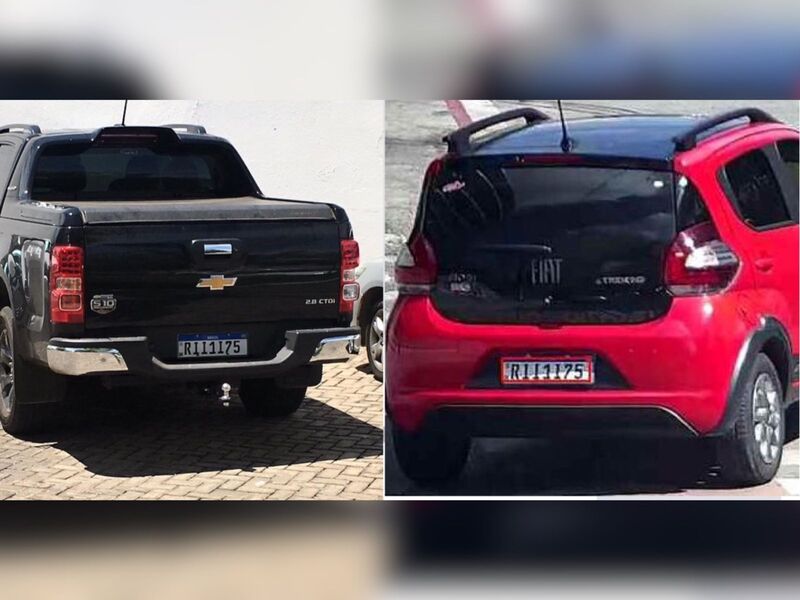 Carro com placa adulterada é apreendido circulando pela cidade do Crato