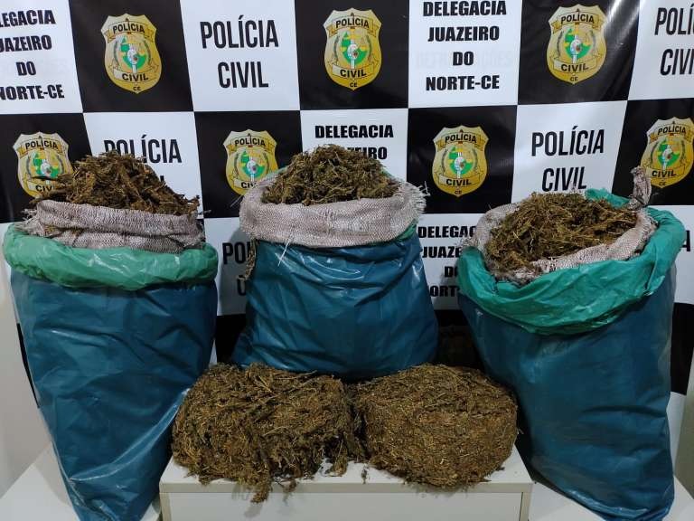 Pernambucanos são presos com 45 kg de maconha em Barbalha