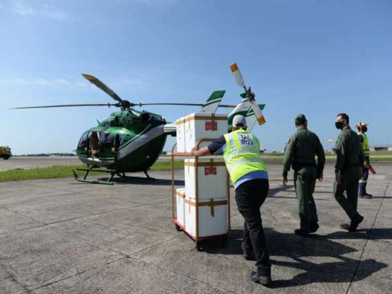 Aeronaves da Ciopaer realizaram 195 transportes de pacientes e vacinas no Ceará com 368 horas voadas em 2021