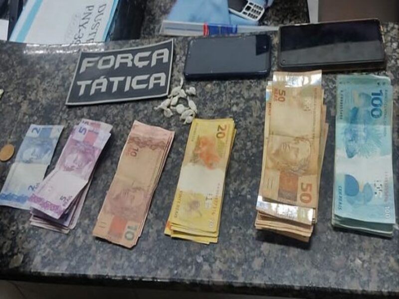 Trio é preso com drogas e acusado tenta suborno com 5,7 mil reais para evitar prisão em Crato