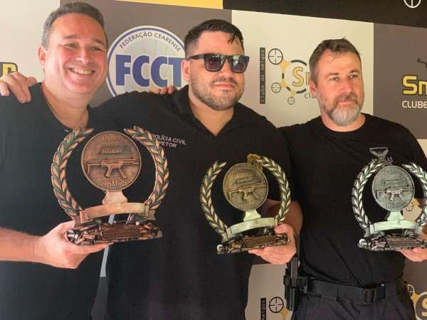 Polícia Civil do Ceará ganha primeiro e terceiro colocado em competição de tiro