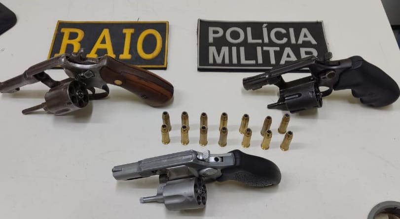 Polícia apreende três revólveres e captura cinco suspeitos em Juazeiro do Norte-CE