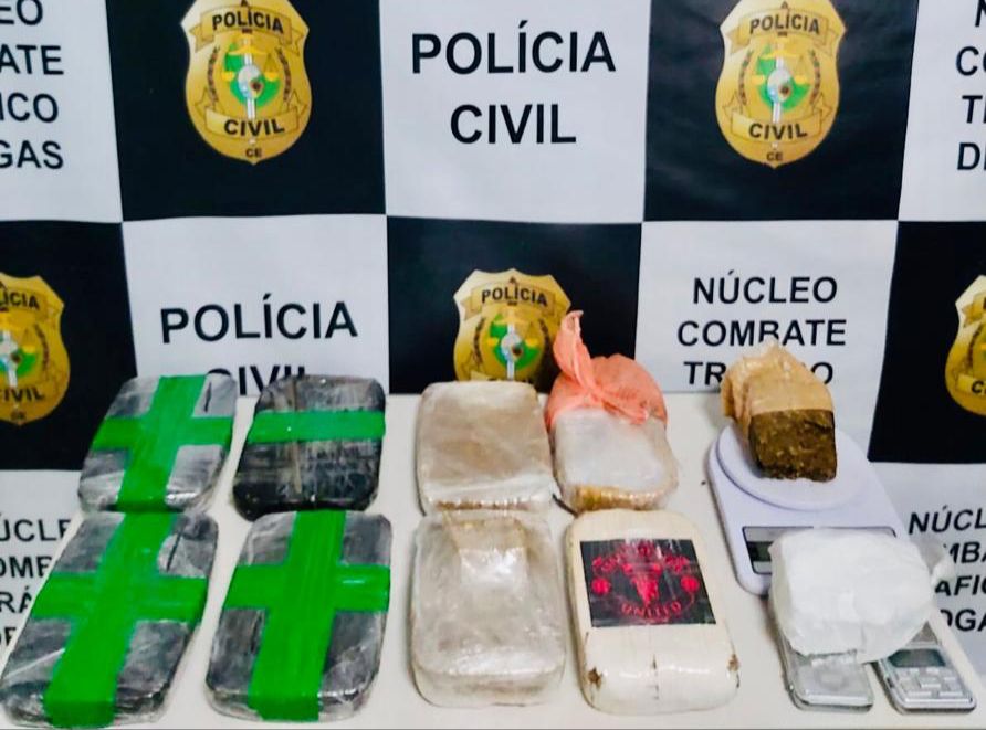 Barbalha: Polícia desarticula “boca de fumo” e apreende 9kg de drogas