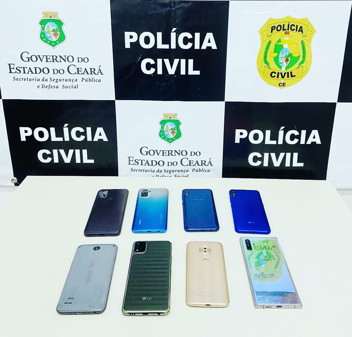 Nove celulares são recuperados em operação de final de semana pela Polícia Civil