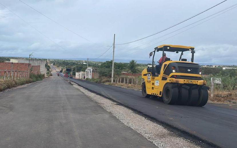 Metade das obras no trecho 5 do Anel Viário do Cariri já foi concluída