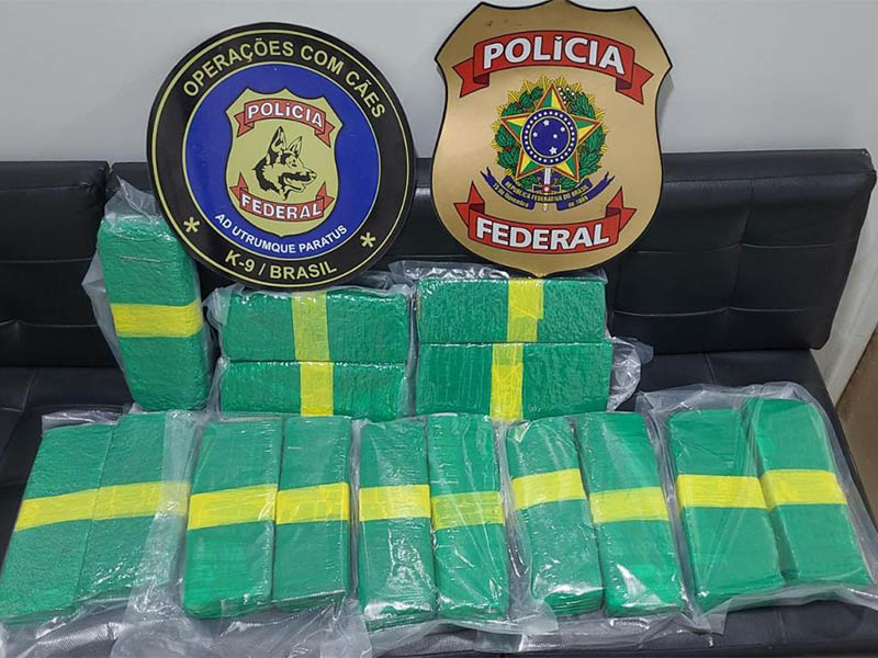 PF apreende maconha enviada pelos correios em Fortaleza