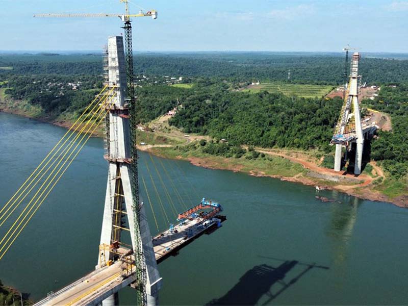 Segunda ponte entre Brasil e Paraguai deve ser concluída em novembro