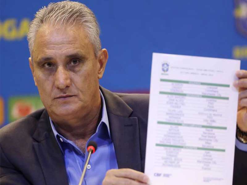 Tite envia lista de 55 nomes para Fifa que baseará convocação para Copa