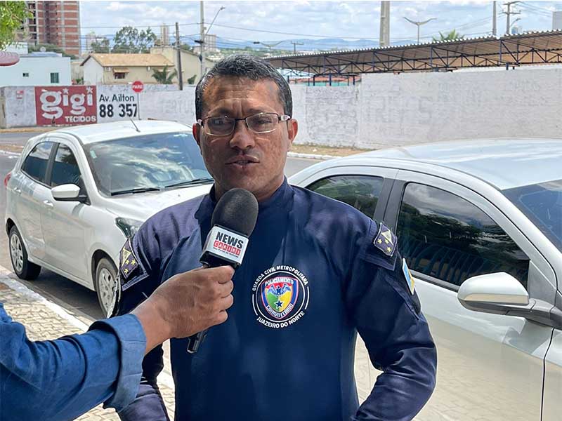 VÍDEO: Motorista surta e atropela de propósito dois guardas municipais e um pedestre em Juazeiro do Norte