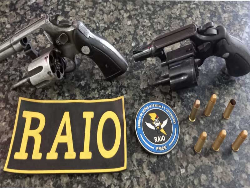 Tentativa de homicídio tem desfecho improvável no Crato e suspeito termina baleado; duas armas são apreendidas