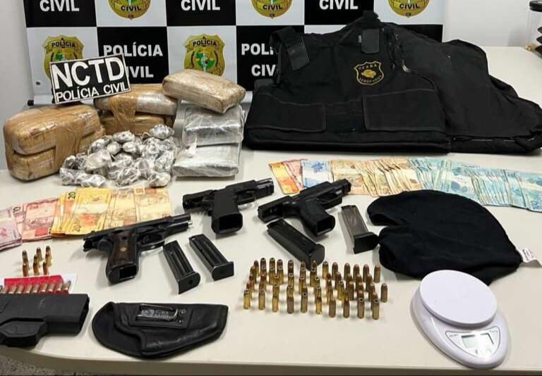 Trio que usava carros locados para traficar drogas no Cariri é preso pela Polícia Civil