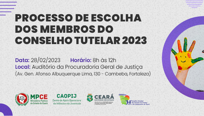 MPCE promove evento sobre processo de escolha de membros do Conselho Tutelar 2023