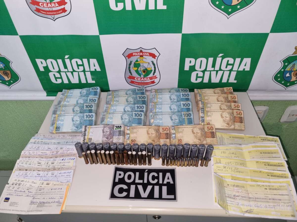 Polícia Civil apreende R$ 170 mil em espécie durante operação em Brejo Santo