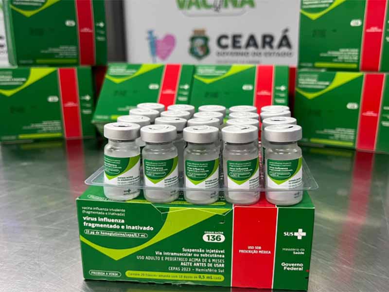 Ceará antecipa vacinação contra a influenza para crianças; campanha inicia segunda-feira (27)