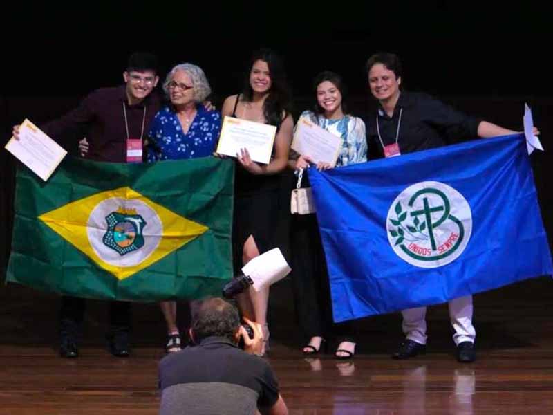 Estudantes cearenses têm projetos premiados na Feira Brasileira de Ciências e Engenharia