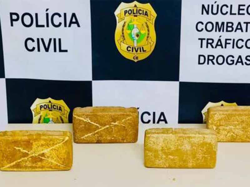 Polícia Civil prende mulher em flagrante em posse de 4 kg de drogas em Farias Brito