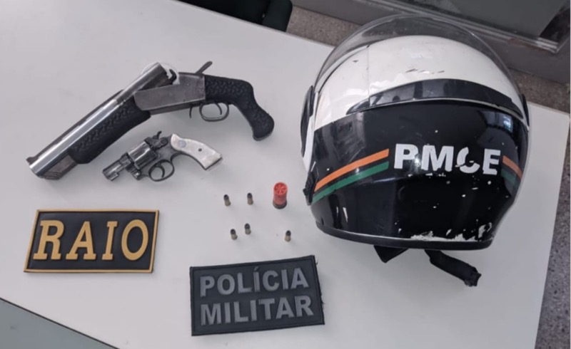 Homem é preso em flagrante por posse ilegal de arma de fogo no Crato