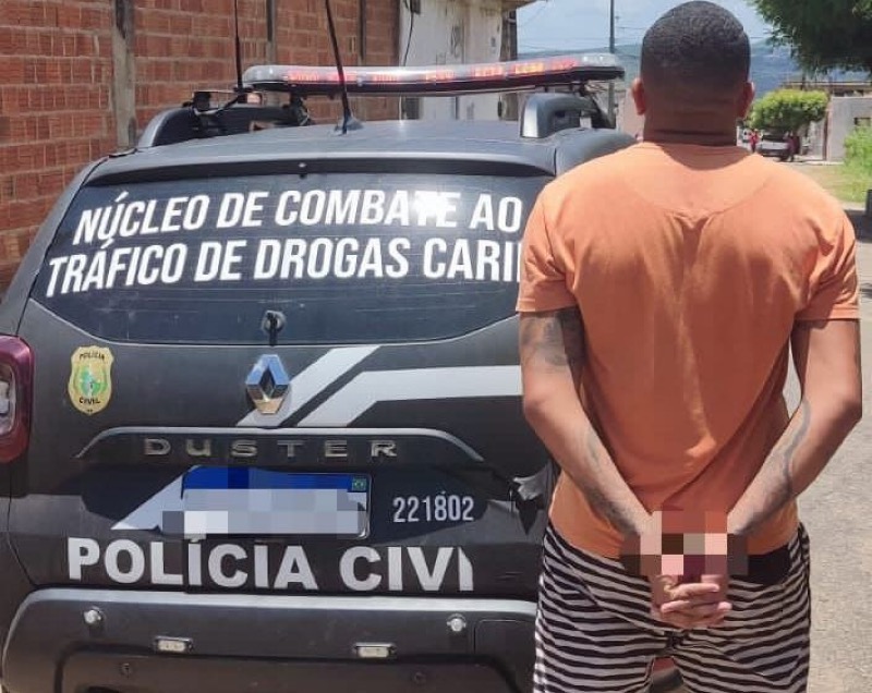 Suspeito de abastecer tráfico de drogas no Cariri é preso pela Polícia Civil em Juazeiro do Norte