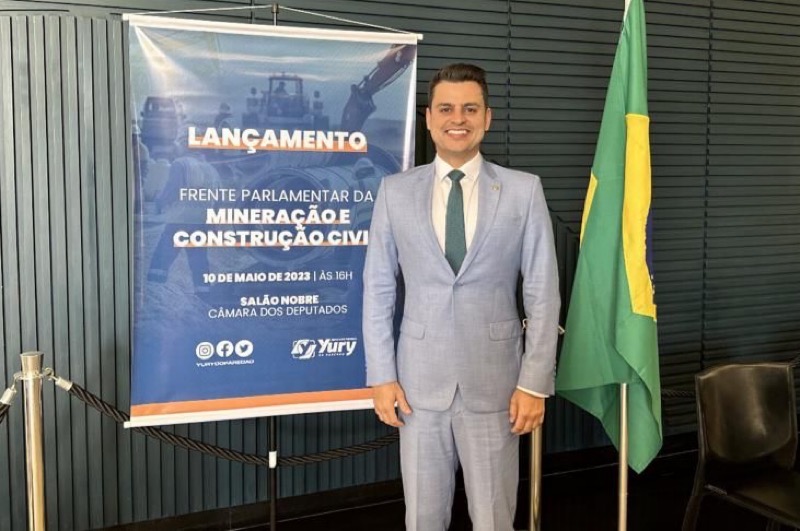 Deputado federal Yury do Paredão (PL) lança Frente Parlamentar de Mineração e Construção Civil