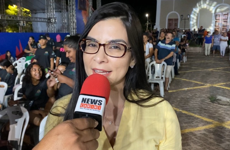 Primeira-dama de Barbalha convida população para a abertura da Festa de Santo Antônio