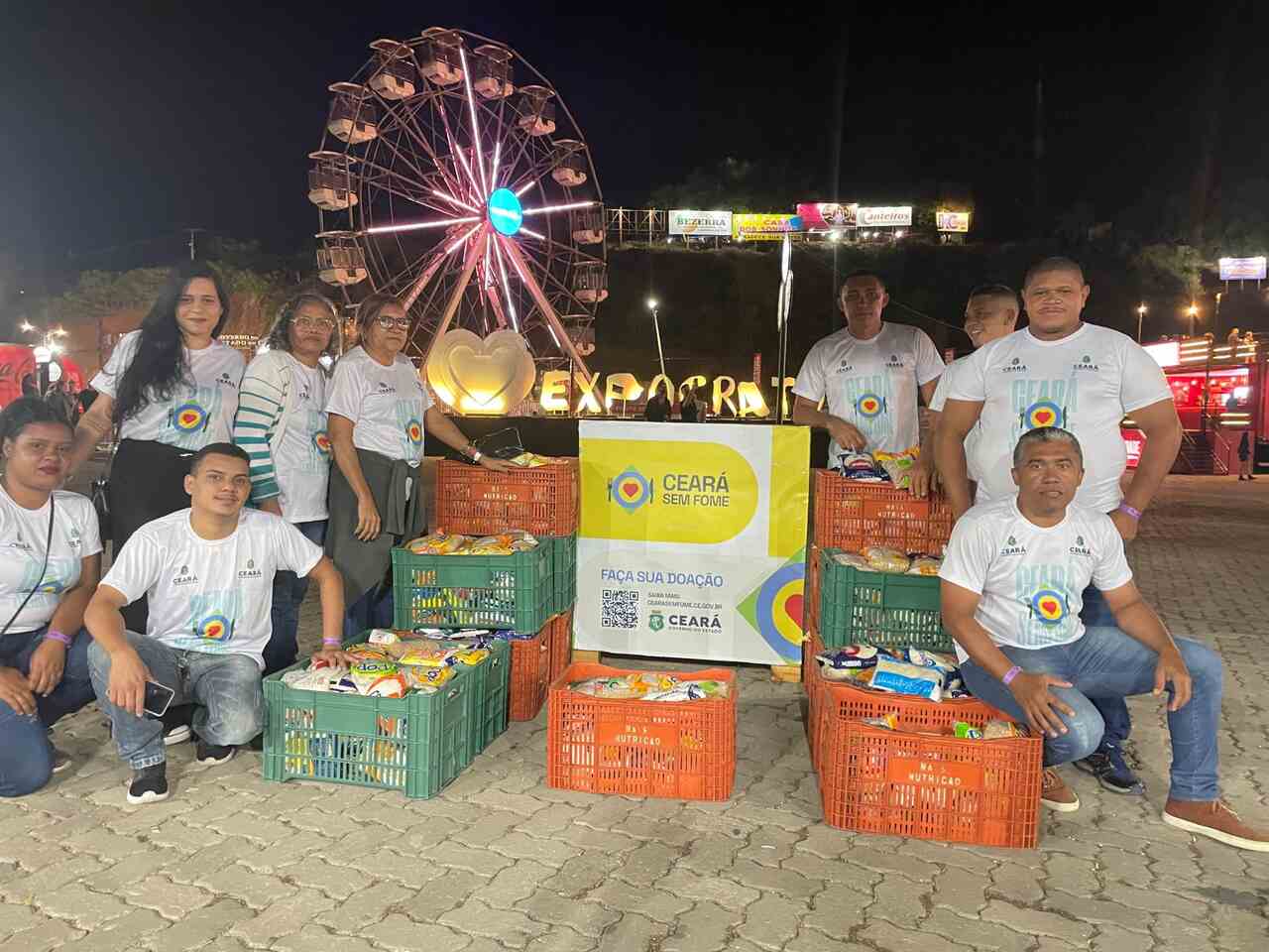 ExpoCrato e Ceará Sem Fome arrecadam mais de uma tonelada de alimentos não perecíveis