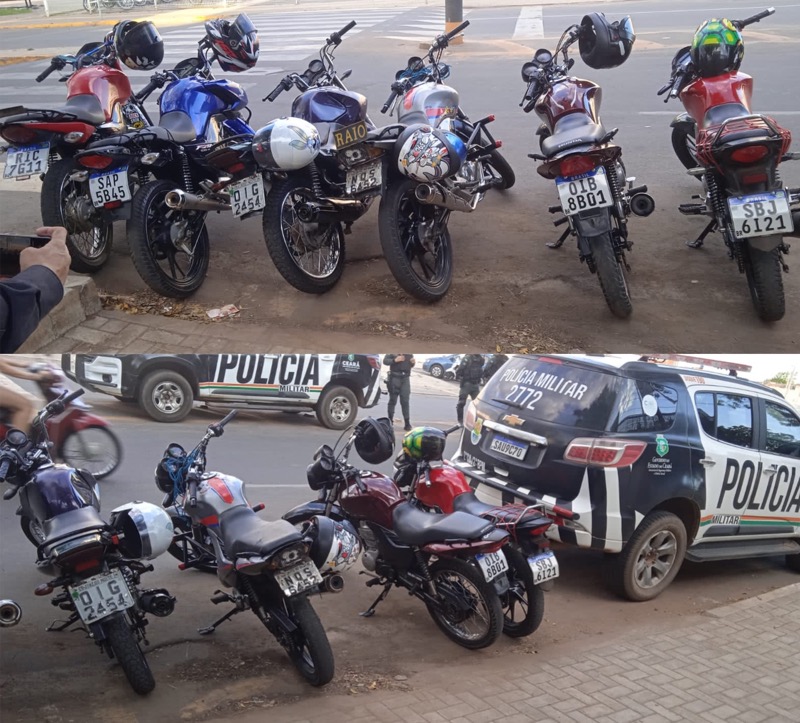 Polícia Militar prende homens que estavam apostando “racha” com motos irregulares em Juazeiro do Norte