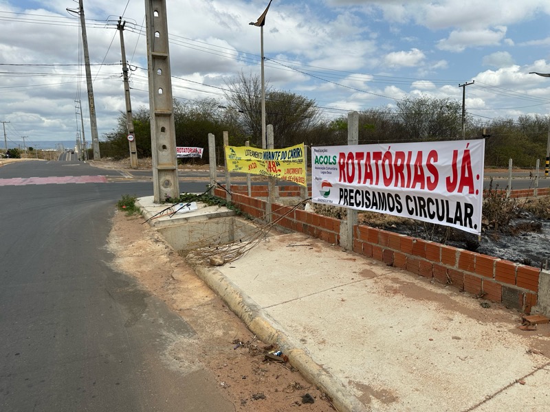 Condutores reivindicam implantação de rotatória no cruzamento entre anel viário e rua da UFCA