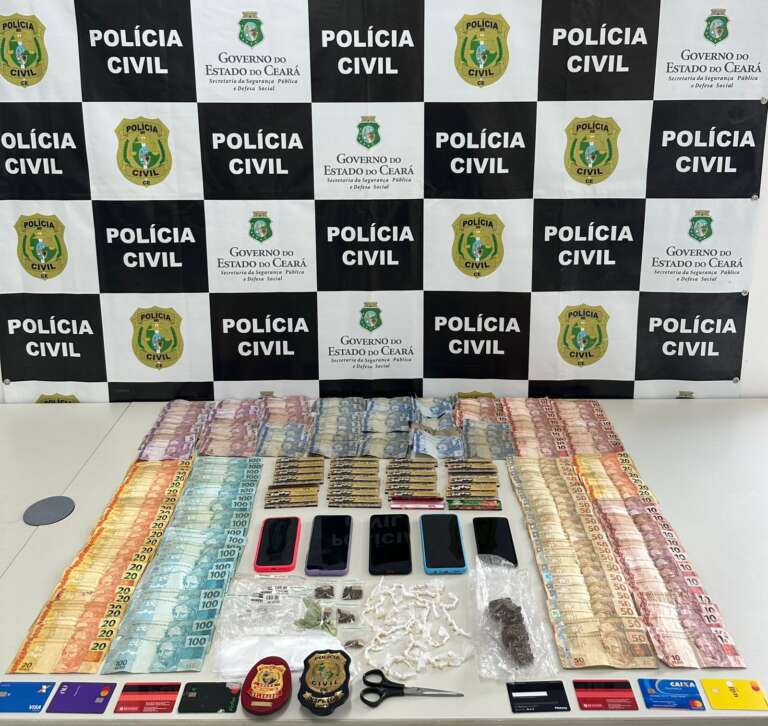 Mulher com extensa ficha criminal é presa pela PC-CE em posse de drogas em Sobral.