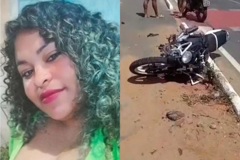 Professora morre e piloto fica ferido num acidente de moto em Juazeiro do Norte