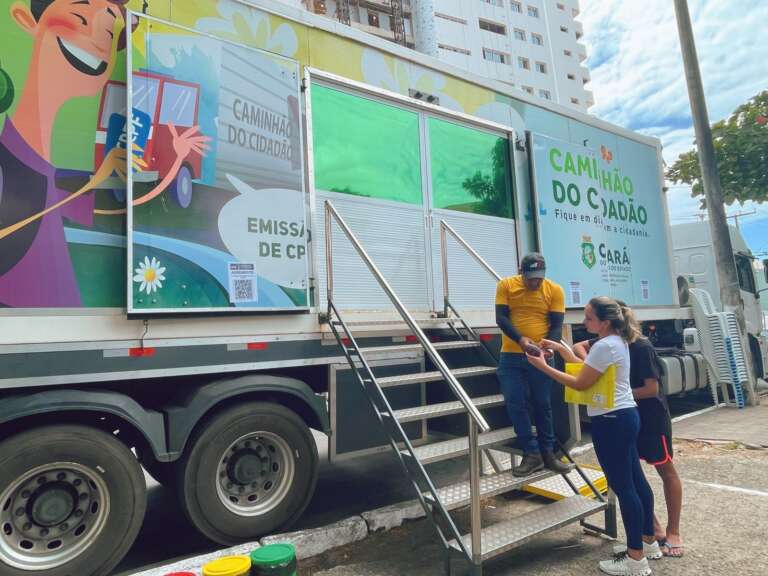 Caminhão do Cidadão vai atender 16 comunidades em nove municípios