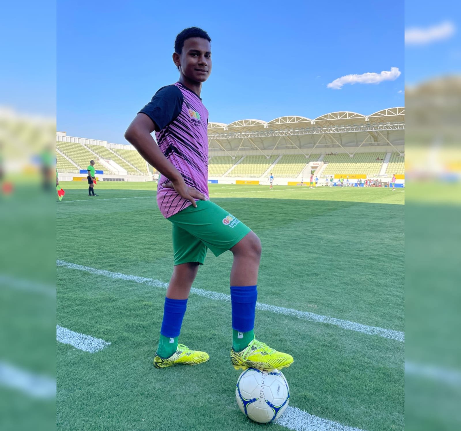 Adolescente de Farias Brito desperta interesse do Bahia após participar de seletiva na arena Romeirão