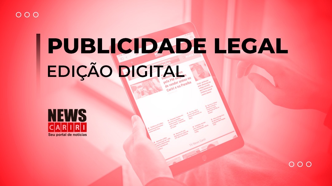 Publicação legal News Cariri: autorização de licença de operação