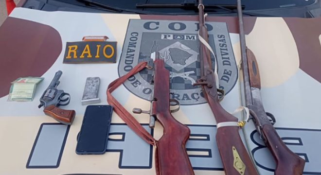 Homem é preso pela PM suspeito de vender armas no Cariri e na Paraíba