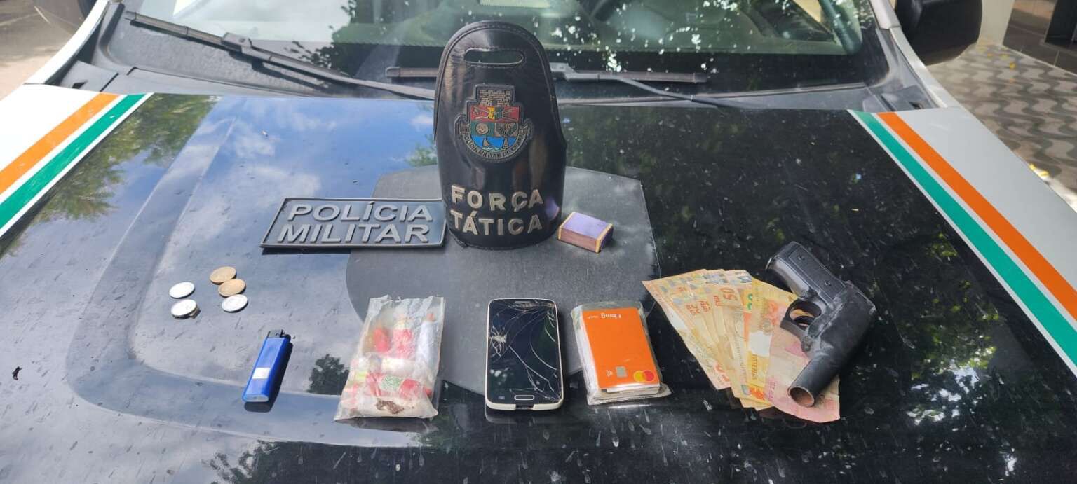 Jovem é preso em flagrante com arma de fogo artesanal em Juazeiro do Norte