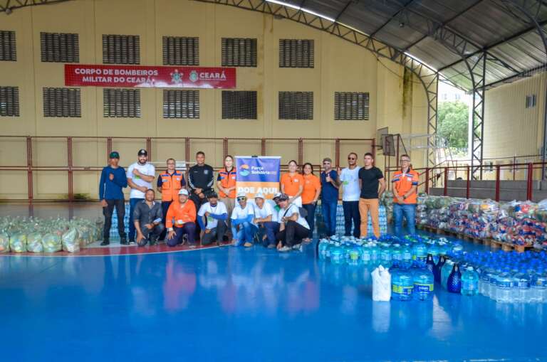 Egressos do sistema penitenciário reforçam o trabalho de ajuda humanitária ao Rio Grande do Sul promovido pela Defesa Civil do Ceará