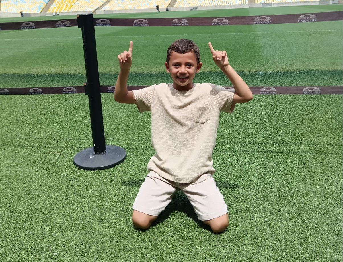 Isaac Araújo, de 7 anos, orgulha Nova Olinda com desempenho no futebol