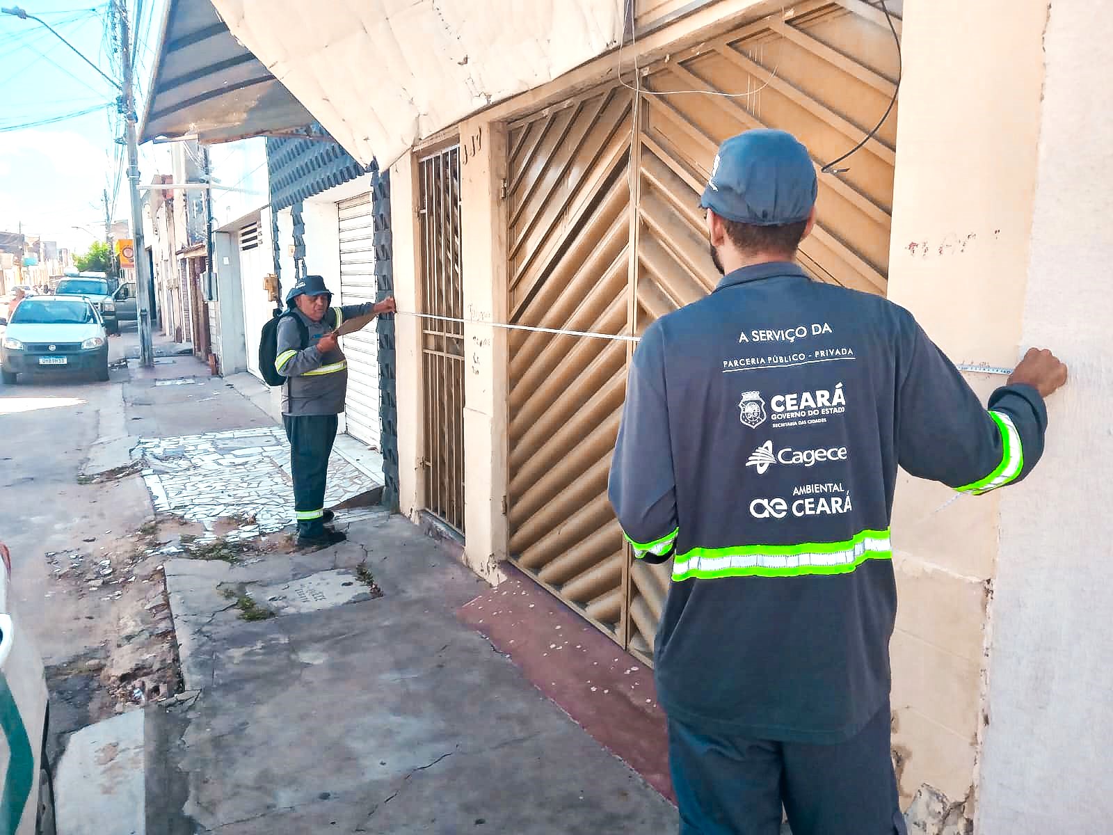 Clientes da Cagece recebem visitas para atualização cadastral