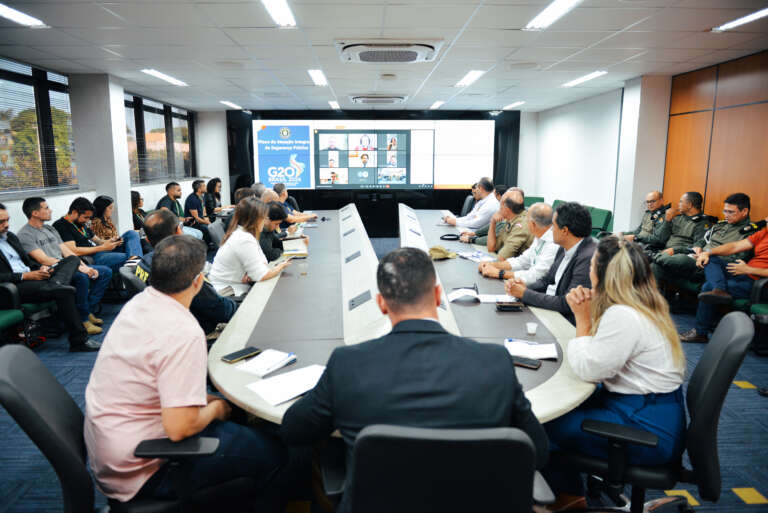 SSPDS realiza reunião para alinhamento de plano operacional dos encontros do G20 em Fortaleza