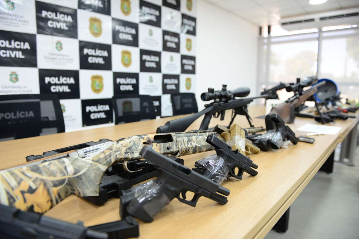 Forças de Segurança do Ceará apreendem 4.369 armas de fogo de janeiro a agosto