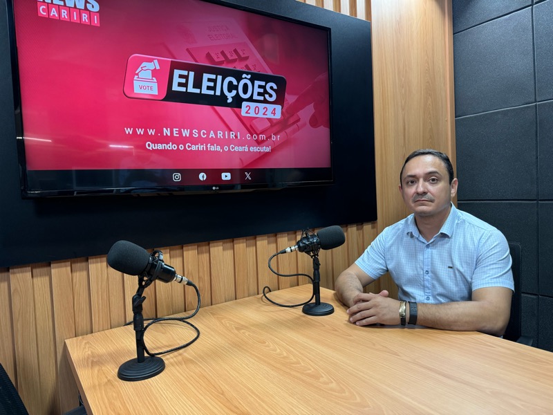 Confira a entrevista com Demontier Agra (Avante), pré-candidato a vereador de Juazeiro do Norte